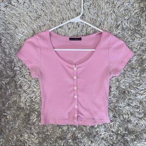 Brandy Melville Pink Zelly Top